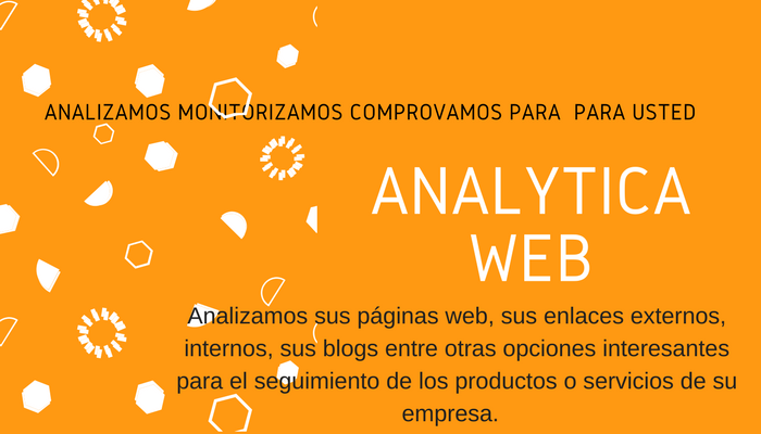Analizamos todos tus perfiles y enlaces mediante la Analítica Web