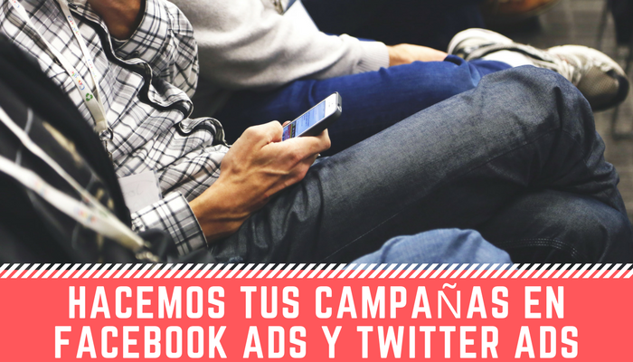 Puedes contar con nosotros para hacer campañas en Facebook Ads y Twitter Ads también otras contactamos