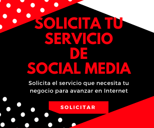 Solicita tu servicio de social media