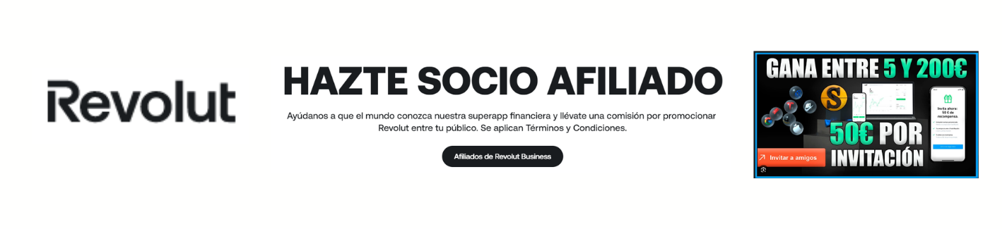 Hazte socio afiliado en Revolut